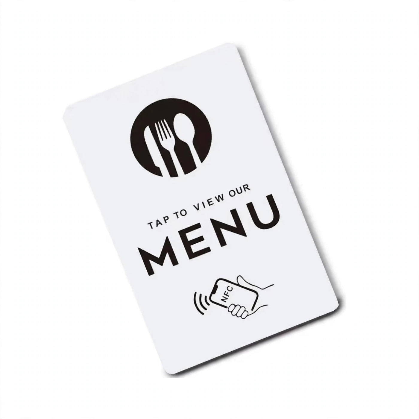 NFC Menükarte – Weiß