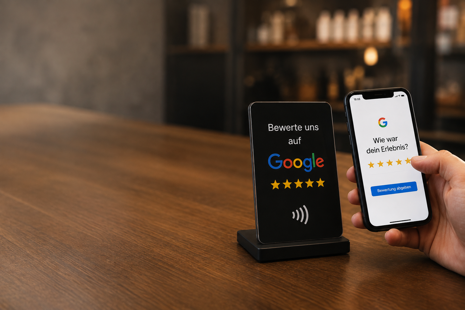 Mehr Google-Bewertungen in 3 Sekunden